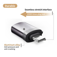 ANMONE Adapter USB C OTG szybki Adapter USB 3.0 do typu C dla MacbookPro Xiaomi Huawei Mini Adapter USB type-c OTG konwerter kablowy 3